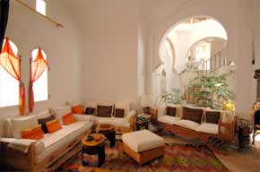 Gemeenschappelijke salon, Dar Liouba