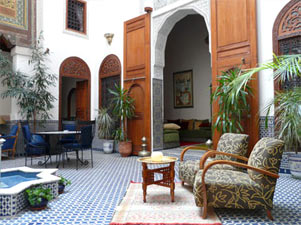 Patio Riad Zamane, Fes Marokko