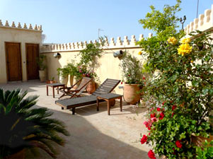 Fes Marokko, Dakterras Riad Zamane,