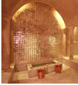 Hammam van voormalig paleis Villa des Orangers in de Medina van Marrakech Marokko