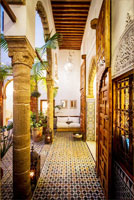 Patio Riad Dar Mayssane, Rabat Marokko