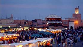 Marrakech Jmaa el Fnaa plein